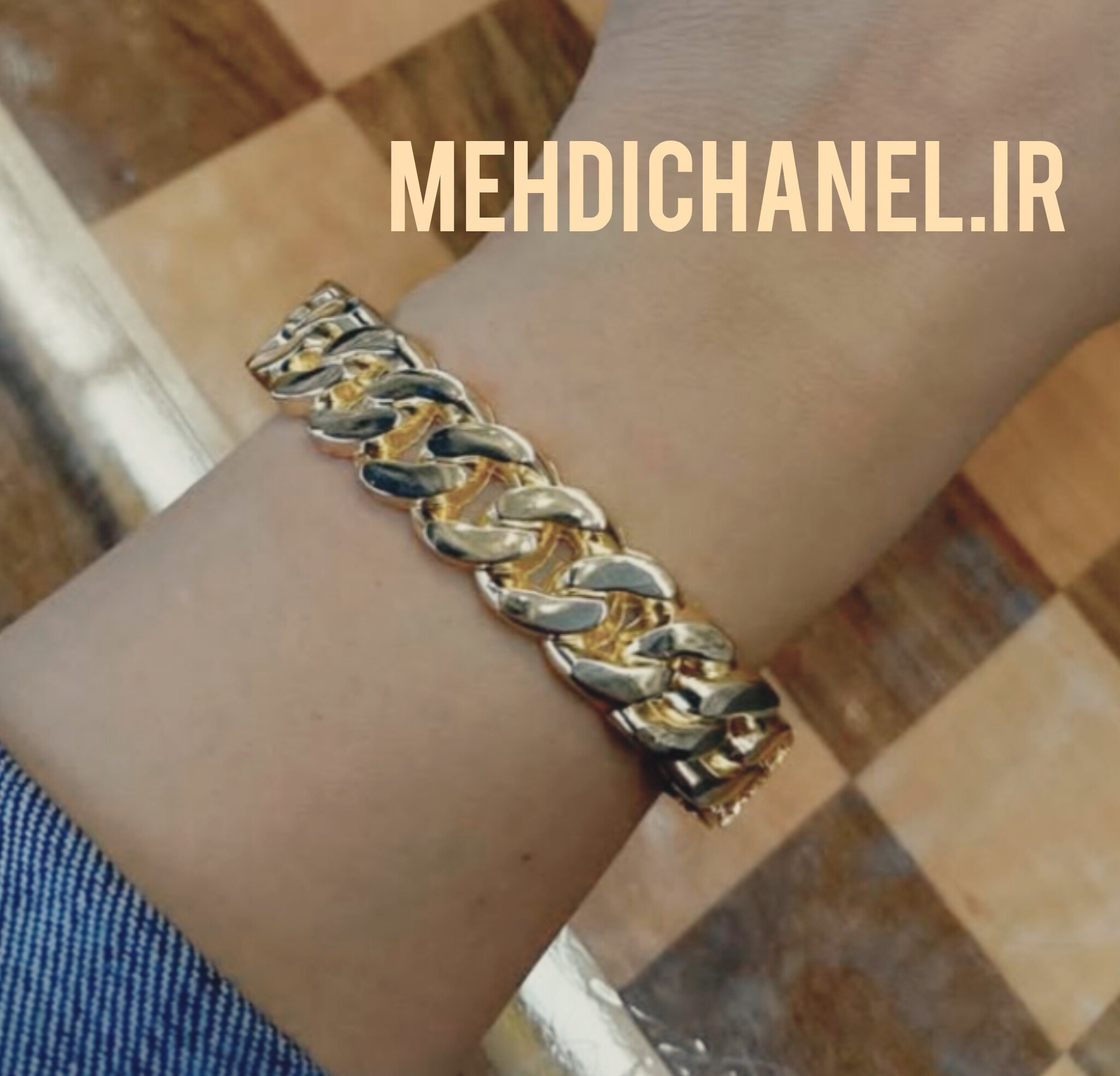 دستبند استیل زنجیری